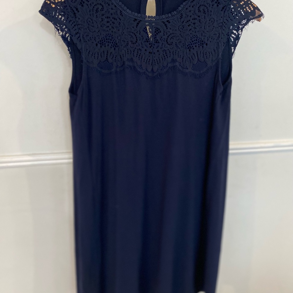 LOFT Navy Shift Dress